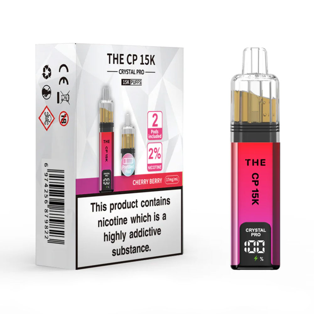 The Crystal Pro CP 15K Prefilled Pod Kit (Pack of 5)