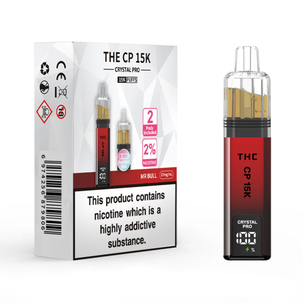 The Crystal Pro CP 15K Prefilled Pod Kit (Pack of 5)
