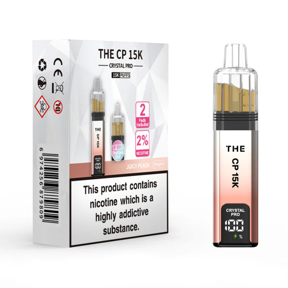 The Crystal Pro CP 15K Prefilled Pod Kit (Pack of 5)