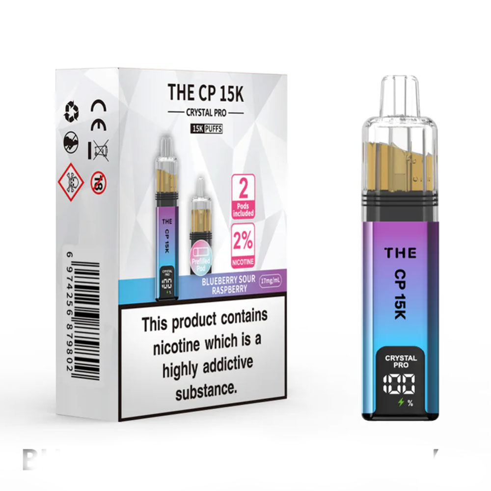 The Crystal Pro CP 15K Prefilled Pod Kit (Pack of 5)