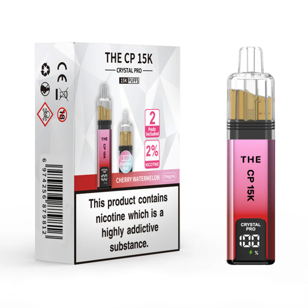 The Crystal Pro CP 15K Prefilled Pod Kit (Pack of 5)