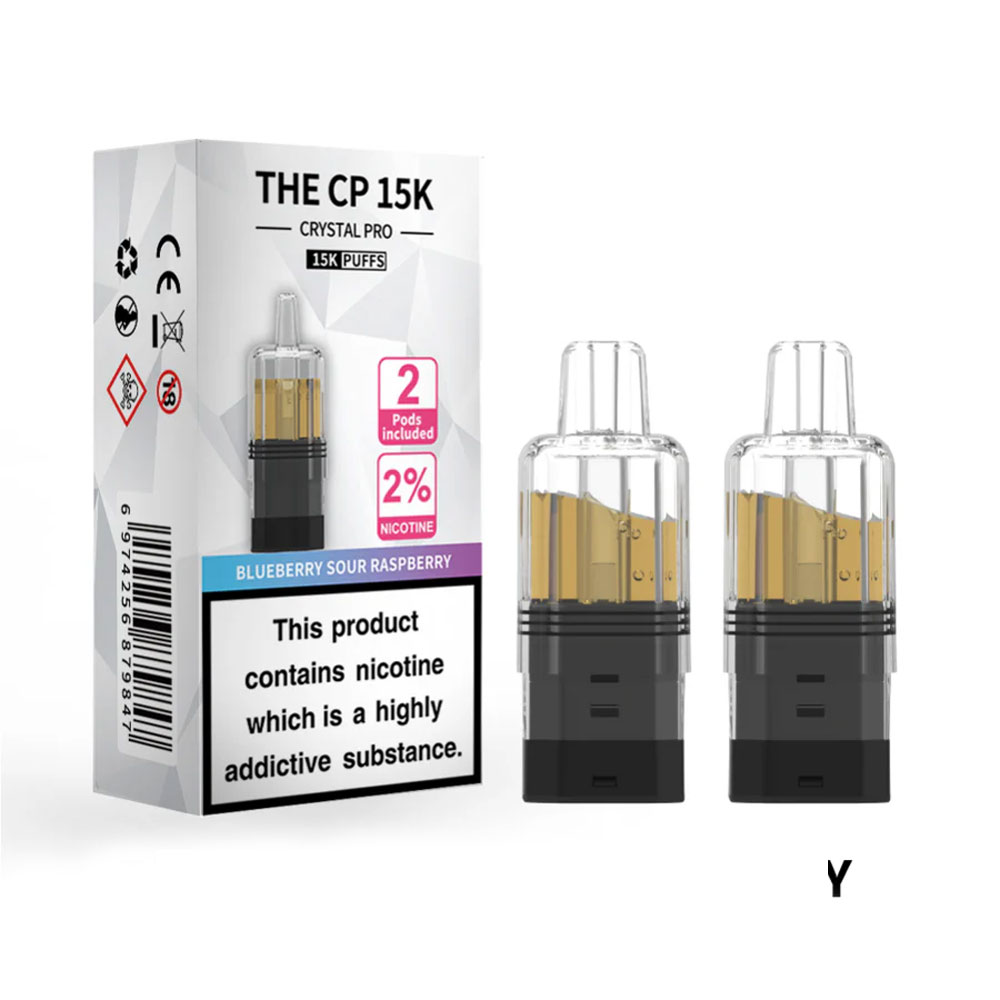 The Crystal Pro CP 15K Prefilled Pods (Pack of 5)