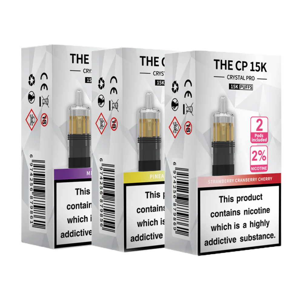 The Crystal Pro CP 15K Prefilled Pods (Pack of 5)