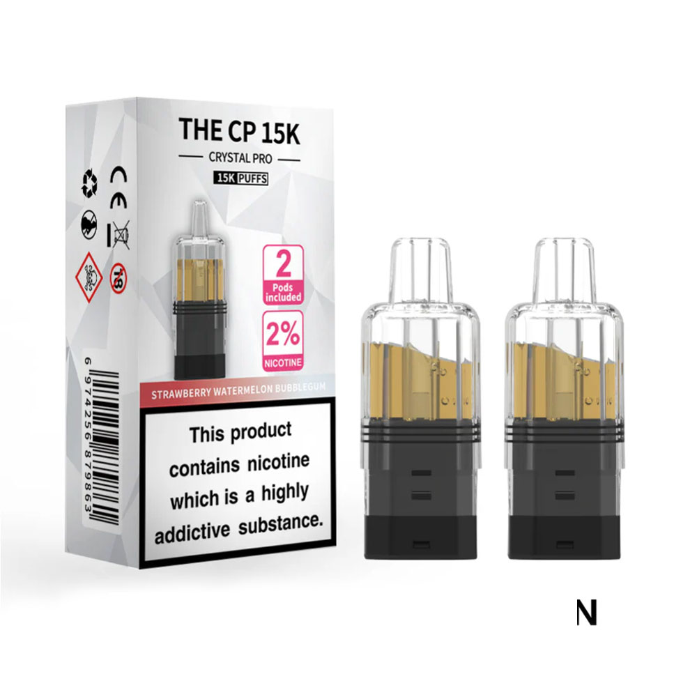 The Crystal Pro CP 15K Prefilled Pods (Pack of 5)