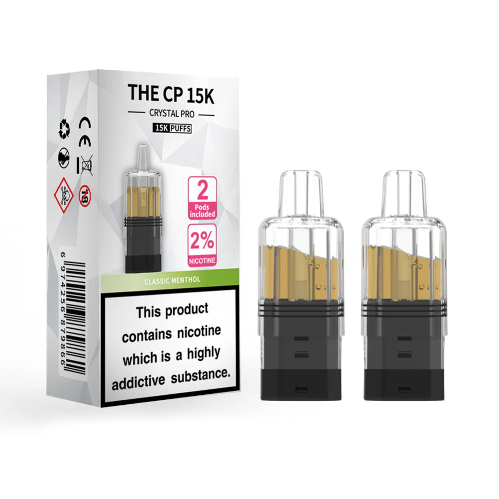The Crystal Pro CP 15K Prefilled Pods (Pack of 5)