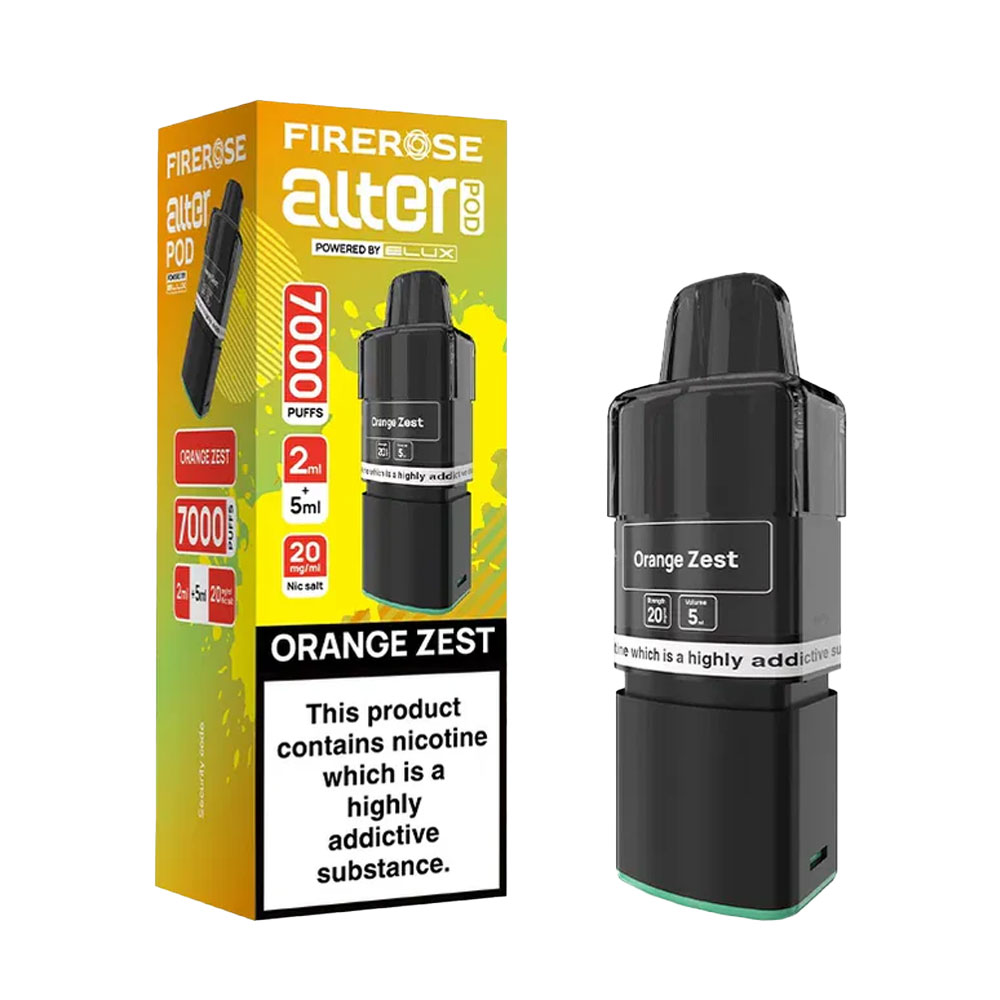 Firerose Alter 7000 Puffs Prefilled Pods (Pack of 5)