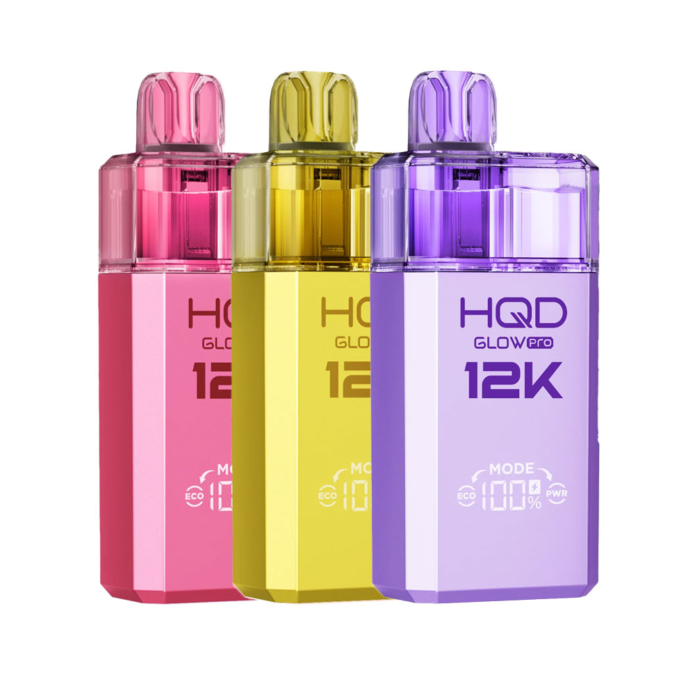 HQD Glow Pro 12K Prefilled Pod Kit (Pack of 5)
