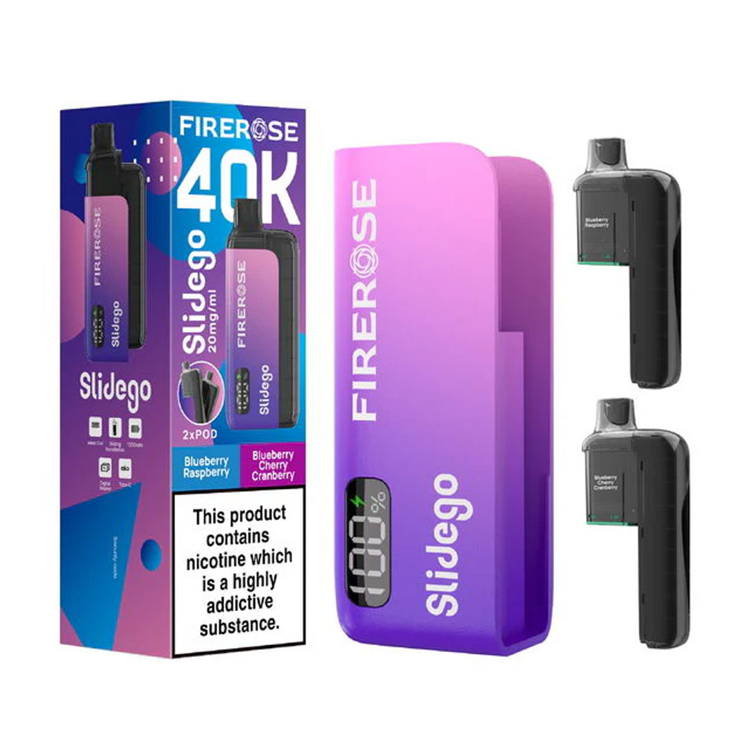 Firerose Slidego 40K Prefilled Pod Kit (Pack of 5)
