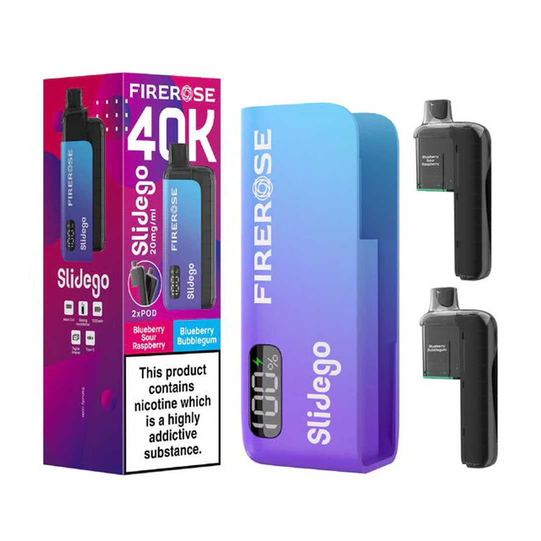 Firerose Slidego 40K Prefilled Pod Kit (Pack of 5)