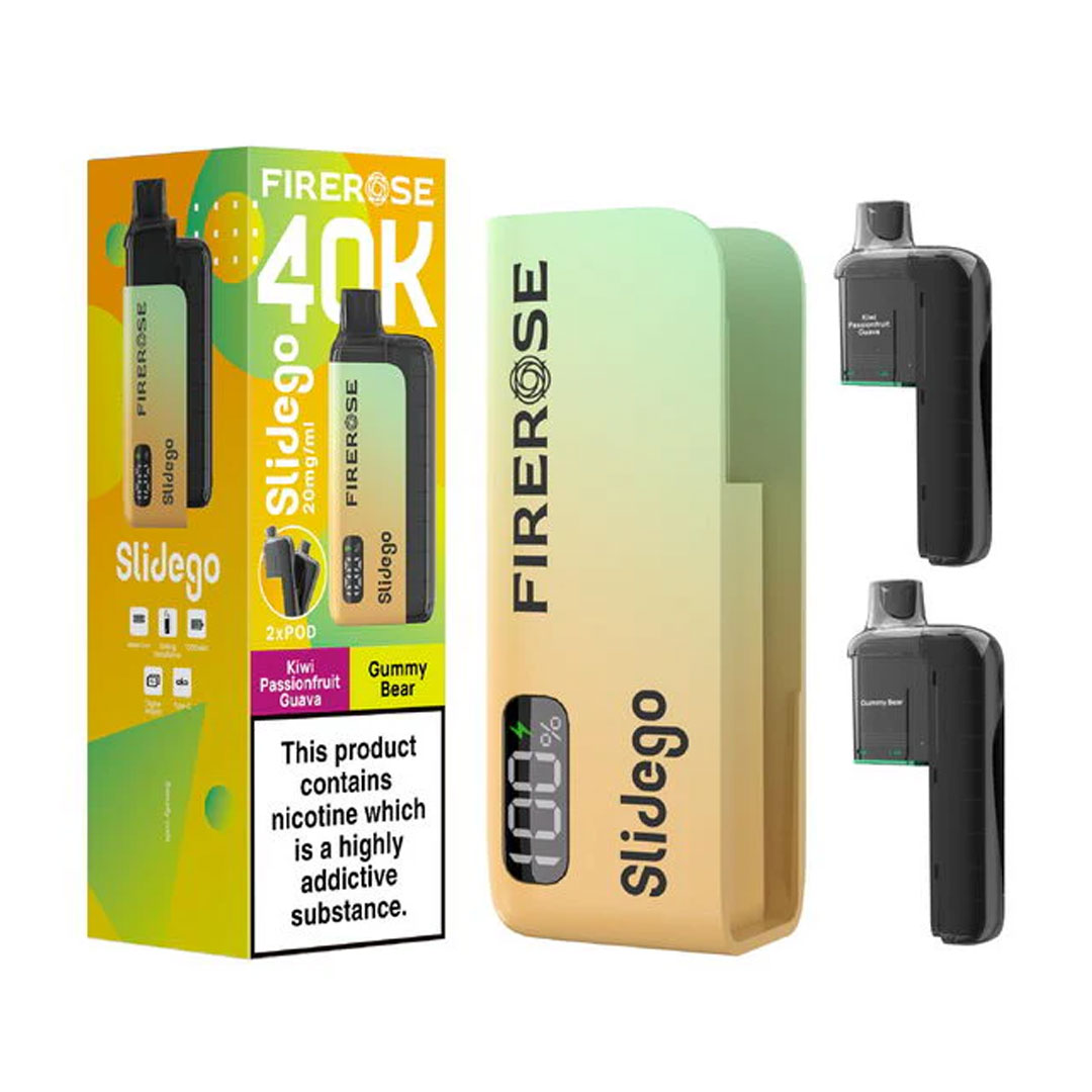 Firerose Slidego 40K Prefilled Pod Kit (Pack of 5)