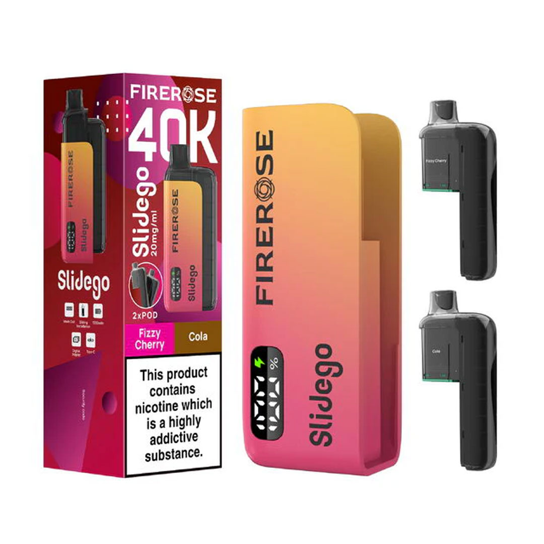 Firerose Slidego 40K Prefilled Pod Kit (Pack of 5)