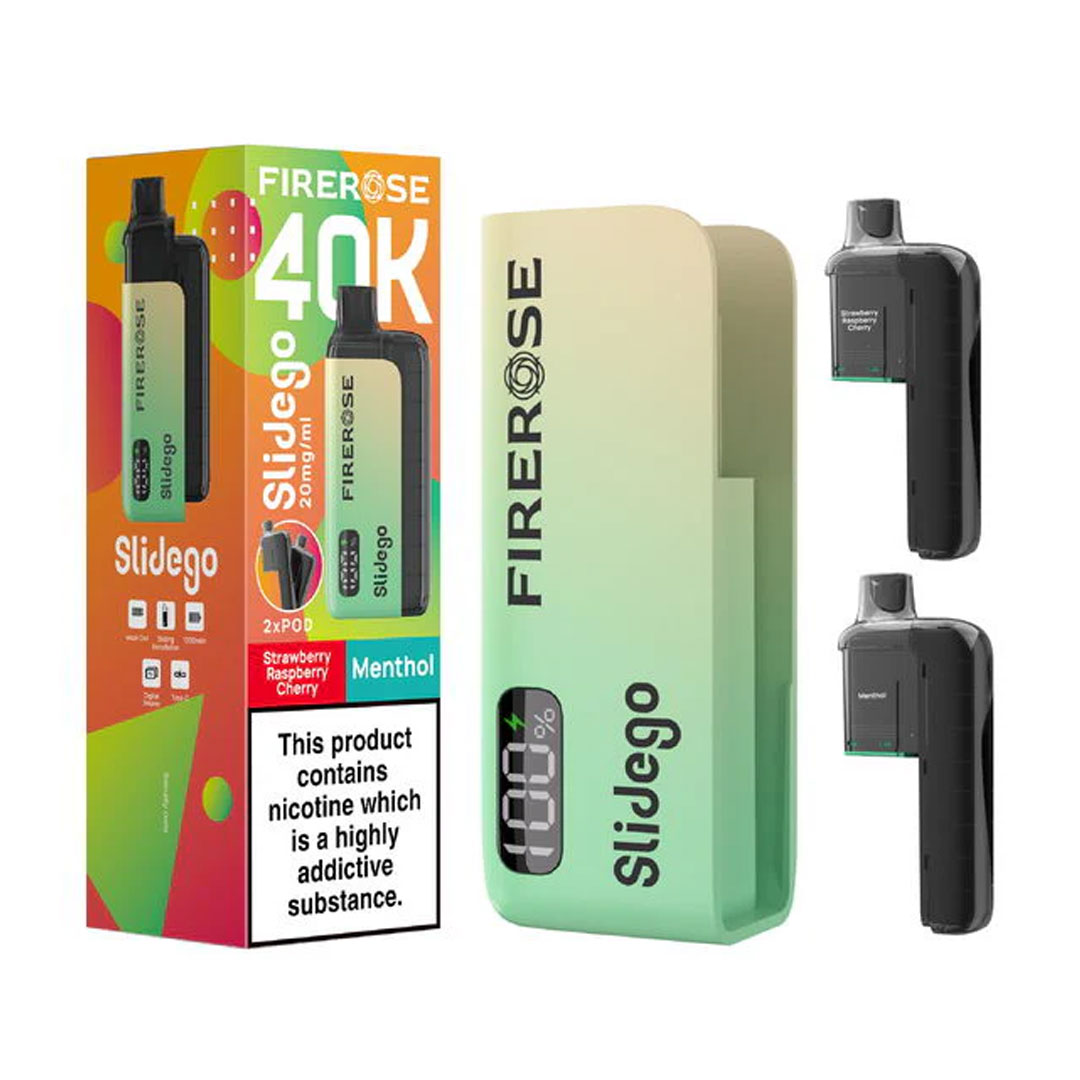 Firerose Slidego 40K Prefilled Pod Kit (Pack of 5)
