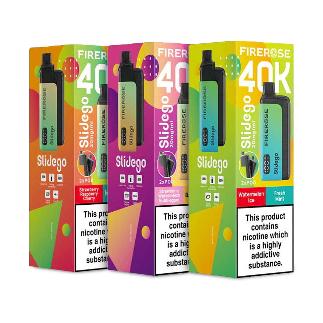 Firerose Slidego 40K Prefilled Pod Kit (Pack of 5)