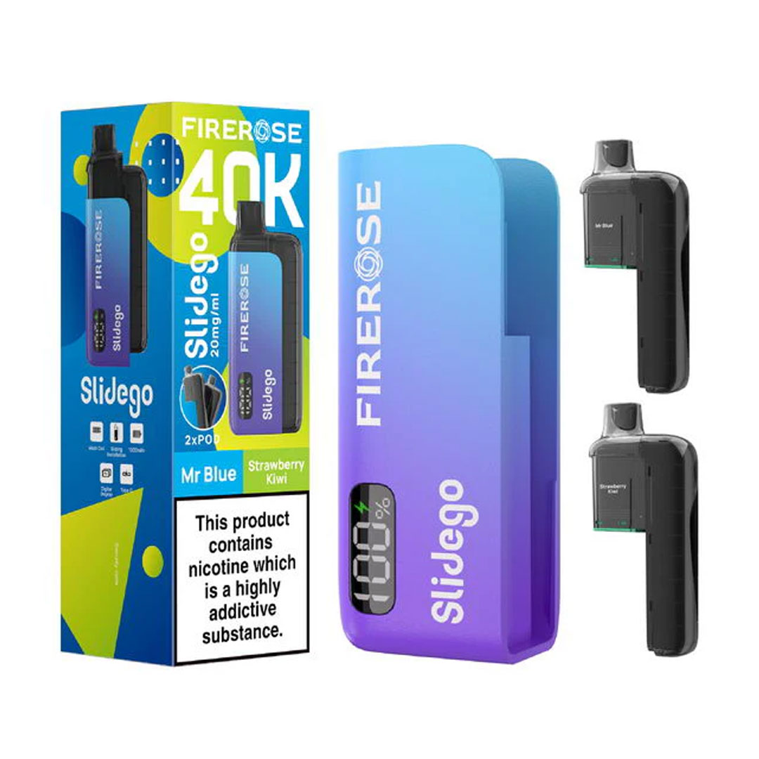 Firerose Slidego 40K Prefilled Pod Kit (Pack of 5)