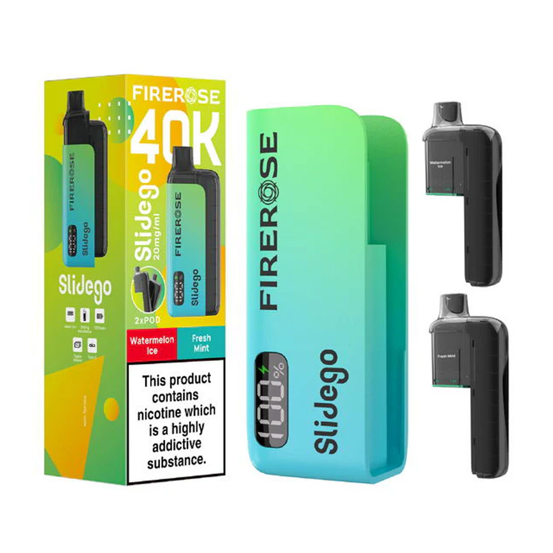 Firerose Slidego 40K Prefilled Pod Kit (Pack of 5)