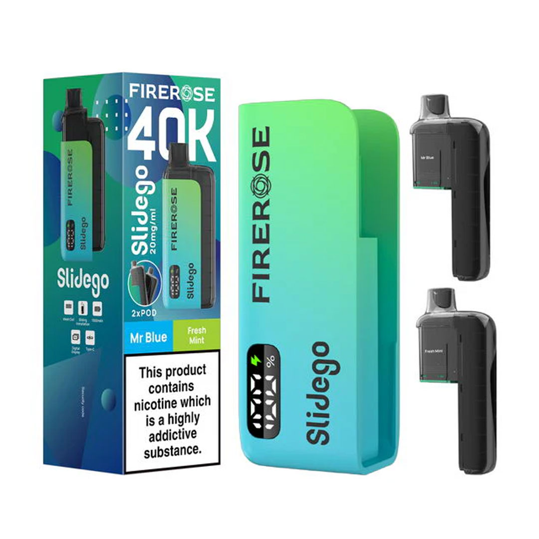 Firerose Slidego 40K Prefilled Pod Kit (Pack of 5)
