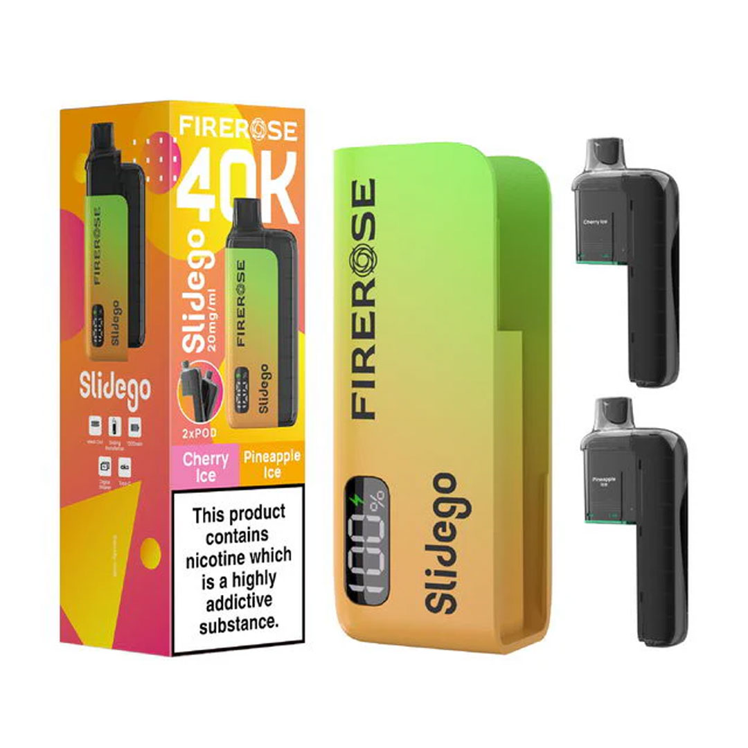 Firerose Slidego 40K Prefilled Pod Kit (Pack of 5)
