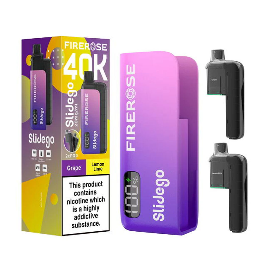 Firerose Slidego 40K Prefilled Pod Kit (Pack of 5)