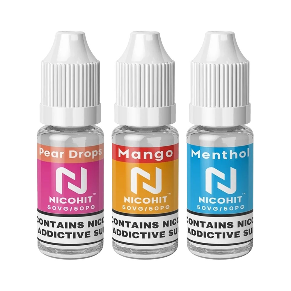 Nicohit 10ml Starter E Liquid (Pack Of 10)