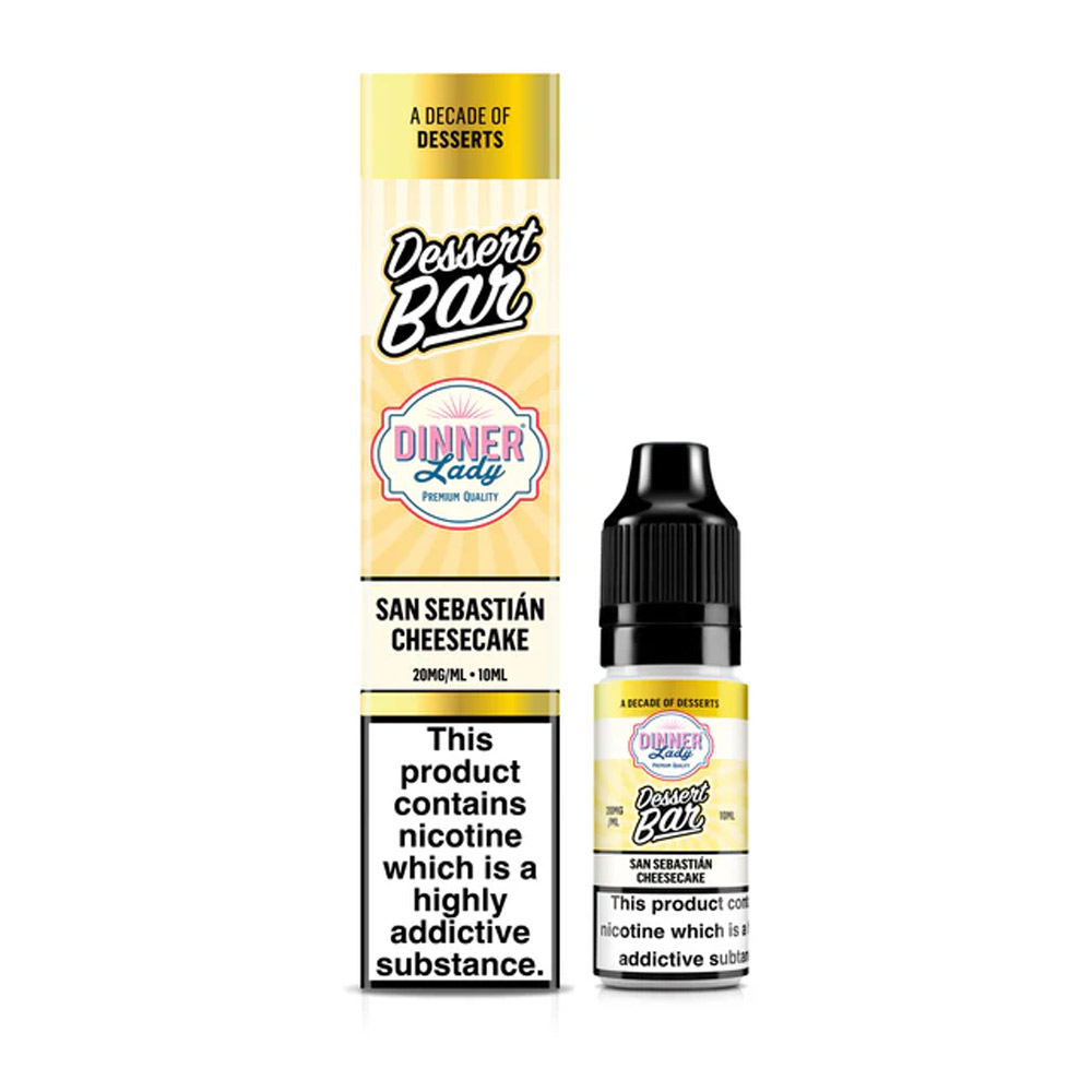 Dinner Lady Dessert Bar Salts 10ml Nic Salts Eliquid (Pack of 10)
