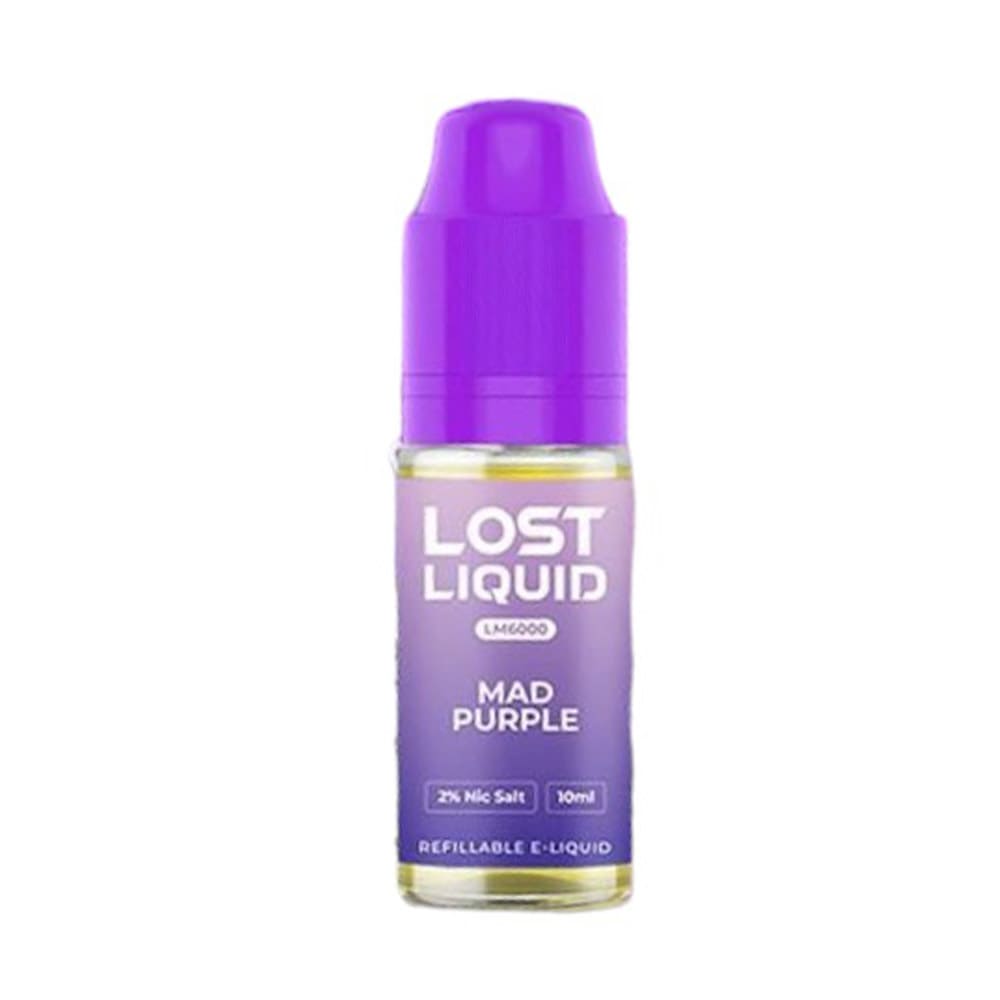 Lost Liquid LM600 Refillable 10ml Nic Salt E-Liquid
