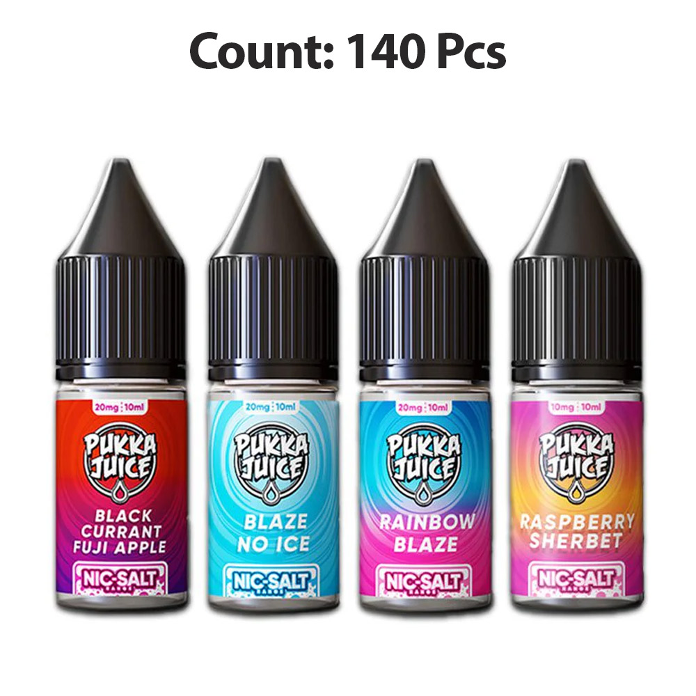 Pukka Juice Nic Salt (140 pcs Bundle)