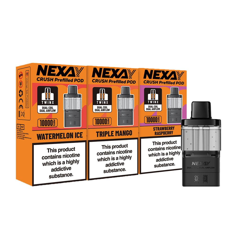Nexay Crush 10K Prefilled Pods (Pack of 5)