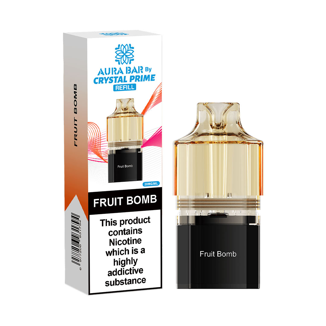 Crystal Prime Aura Bar 10K Prefilled Pods (Pack of 5)