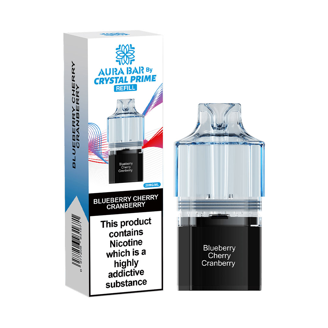Crystal Prime Aura Bar 10K Prefilled Pods (Pack of 5)