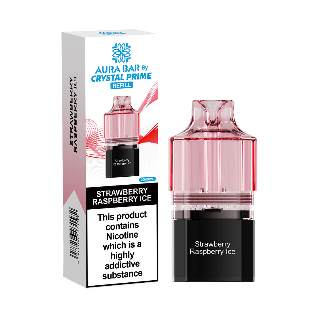 Crystal Prime Aura Bar 10K Prefilled Pods (Pack of 5)