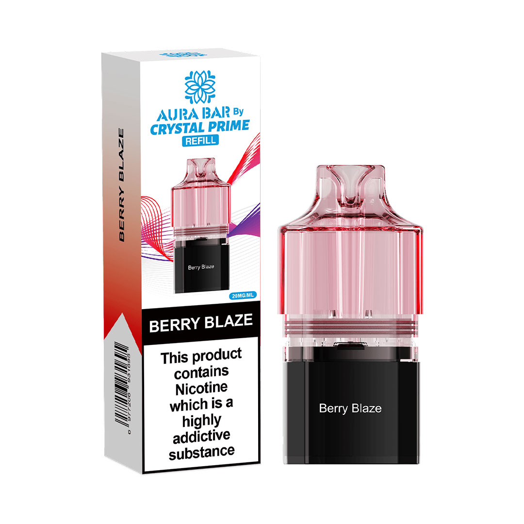 Crystal Prime Aura Bar 10K Prefilled Pods (Pack of 5)