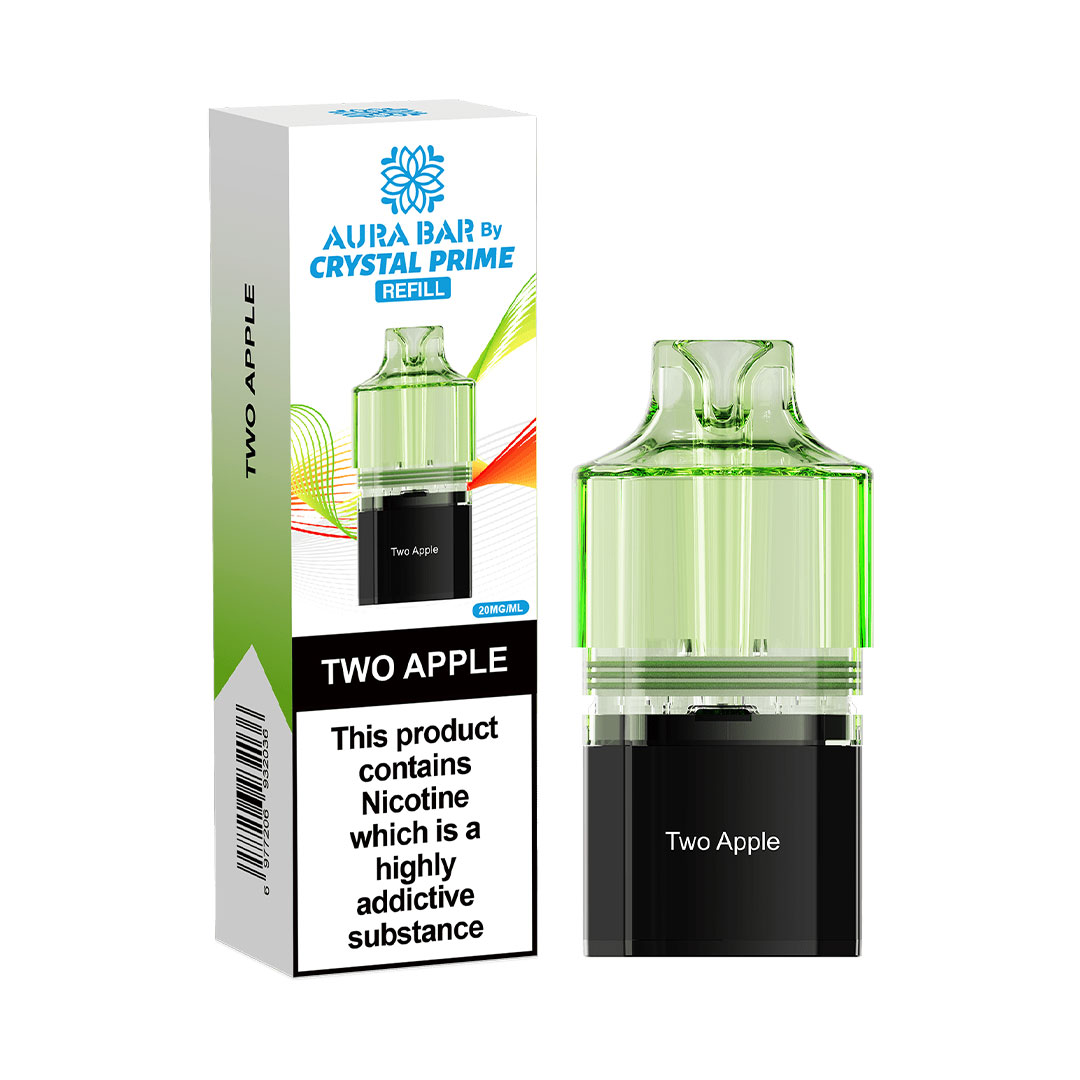 Crystal Prime Aura Bar 10K Prefilled Pods (Pack of 5)