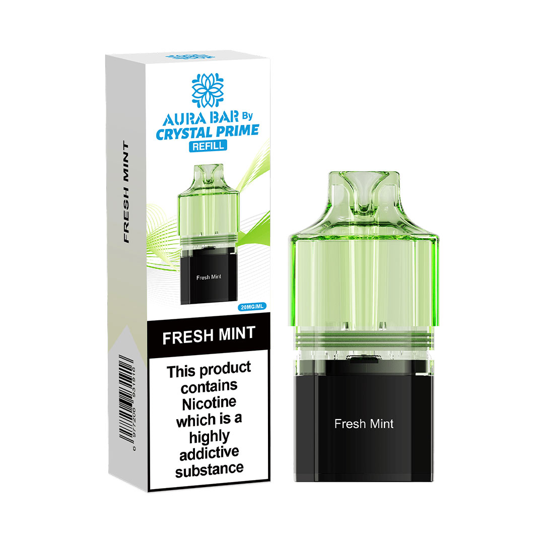 Crystal Prime Aura Bar 10K Prefilled Pods (Pack of 5)