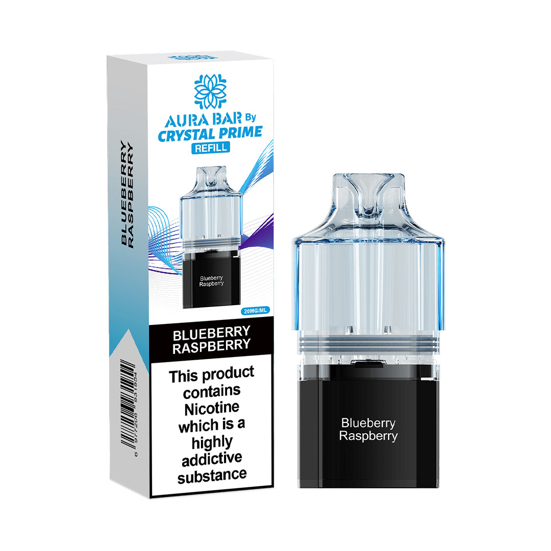 Crystal Prime Aura Bar 10K Prefilled Pods (Pack of 5)
