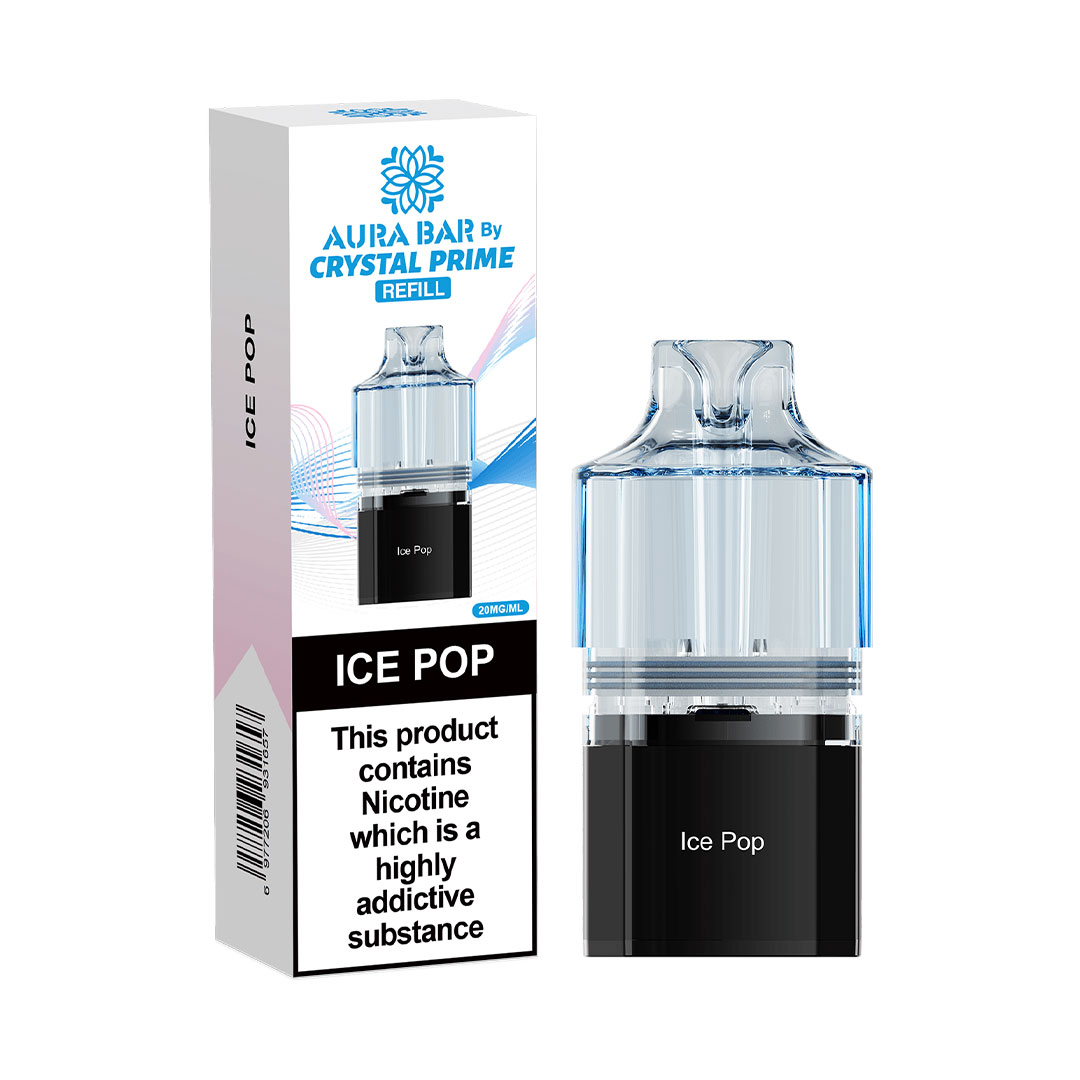 Crystal Prime Aura Bar 10K Prefilled Pods (Pack of 5)