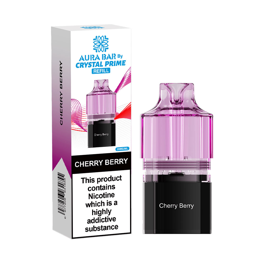 Crystal Prime Aura Bar 10K Prefilled Pods (Pack of 5)