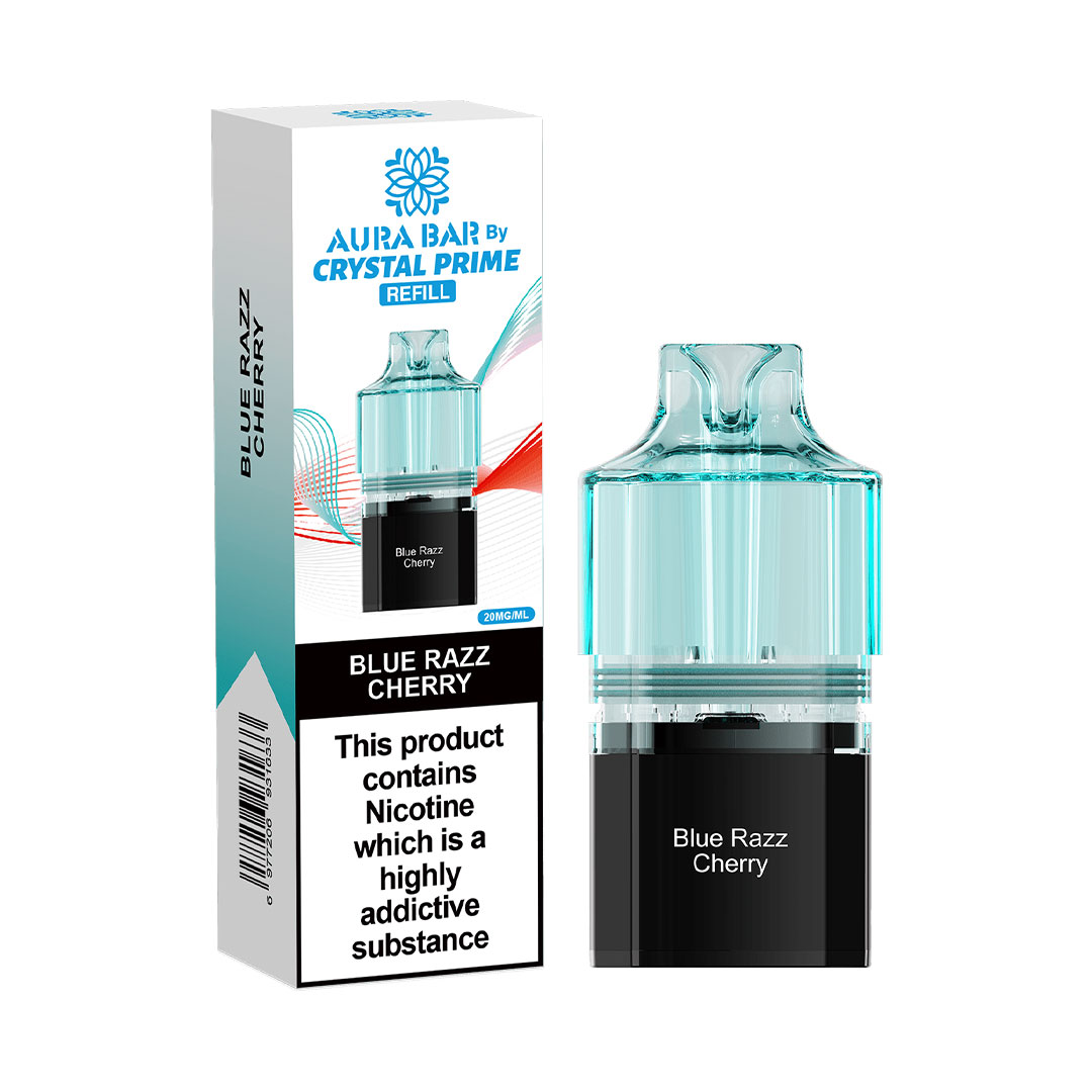 Crystal Prime Aura Bar 10K Prefilled Pods (Pack of 5)