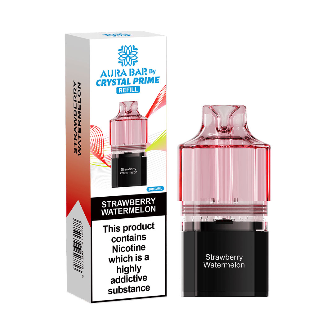 Crystal Prime Aura Bar 10K Prefilled Pods (Pack of 5)