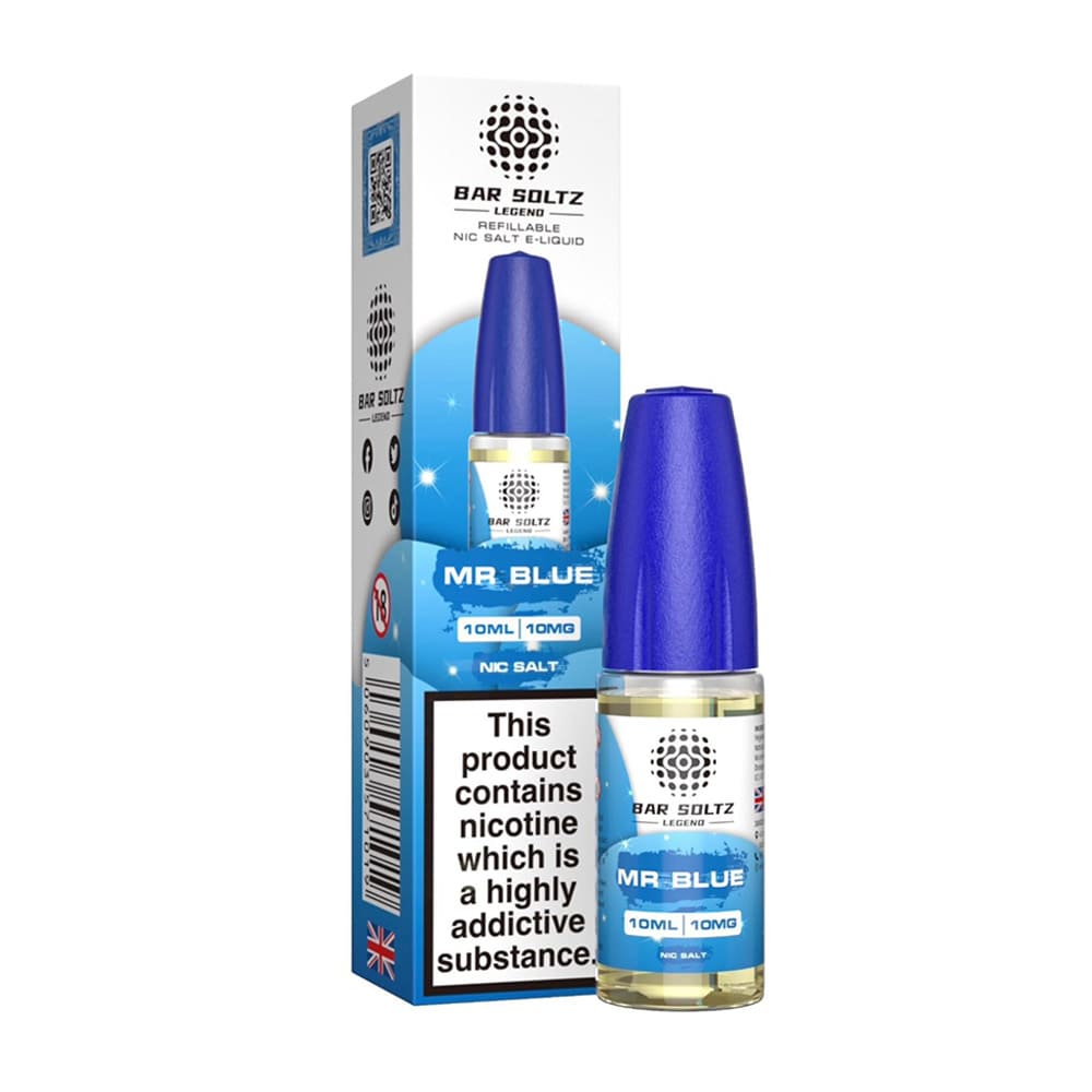 Bar Soltz Legend 10ml Nic Salt E Liquid (Pack Of 10)