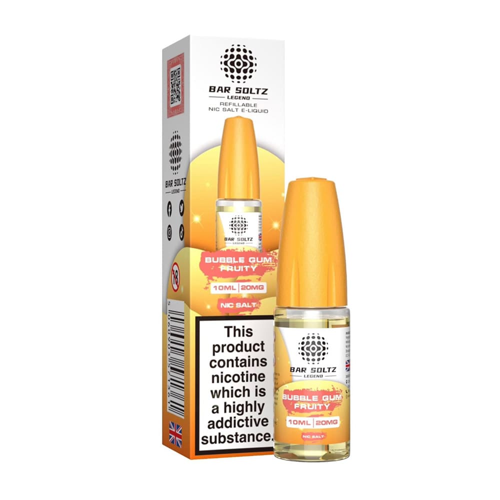 Bar Soltz Legend 10ml Nic Salt E Liquid (Pack Of 10)