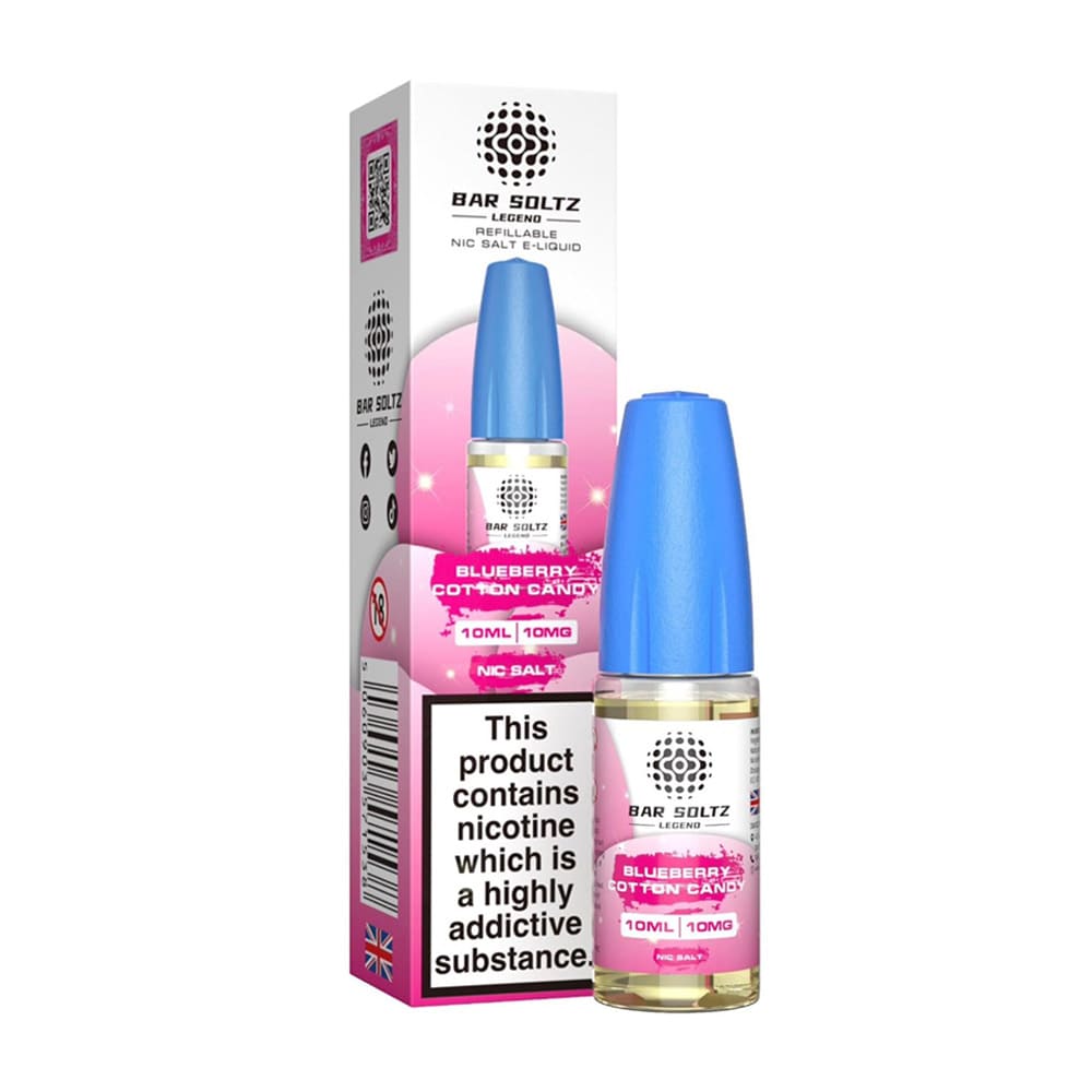 Bar Soltz Legend 10ml Nic Salt E Liquid (Pack Of 10)