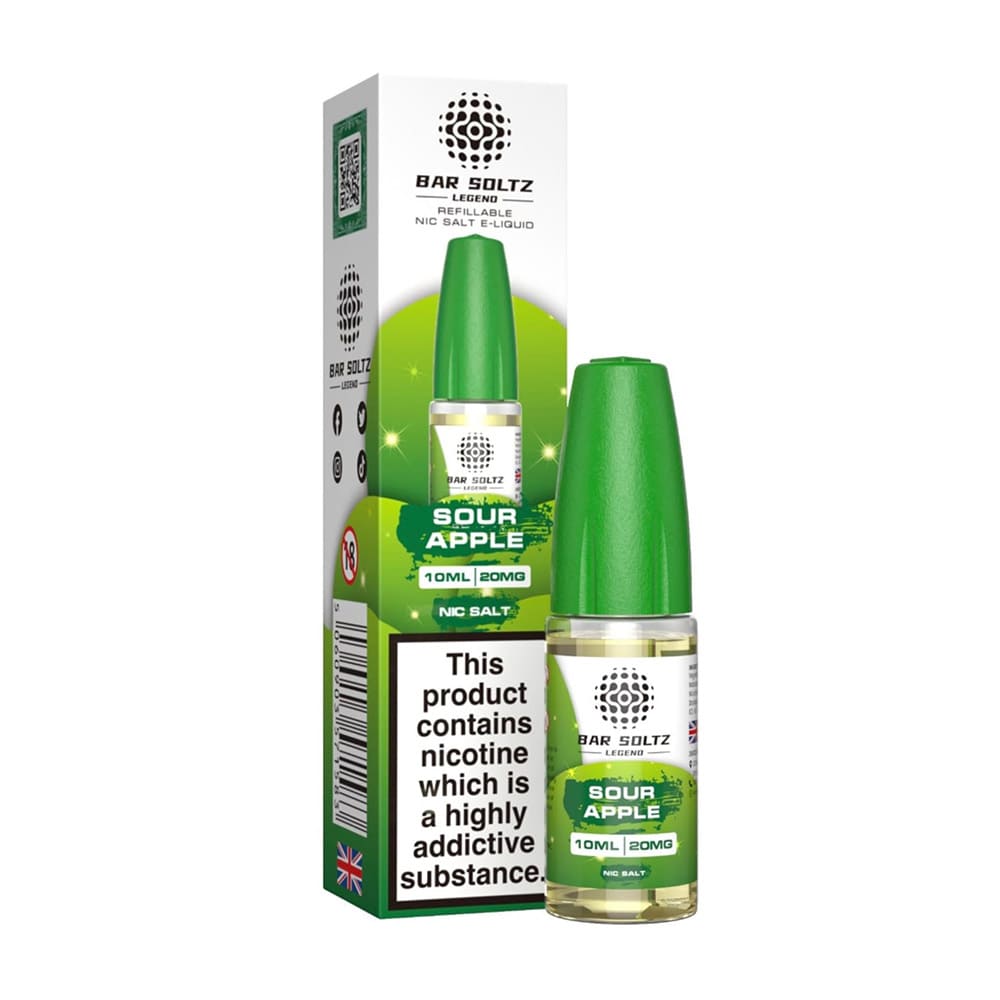 Bar Soltz Legend 10ml Nic Salt E Liquid (Pack Of 10)
