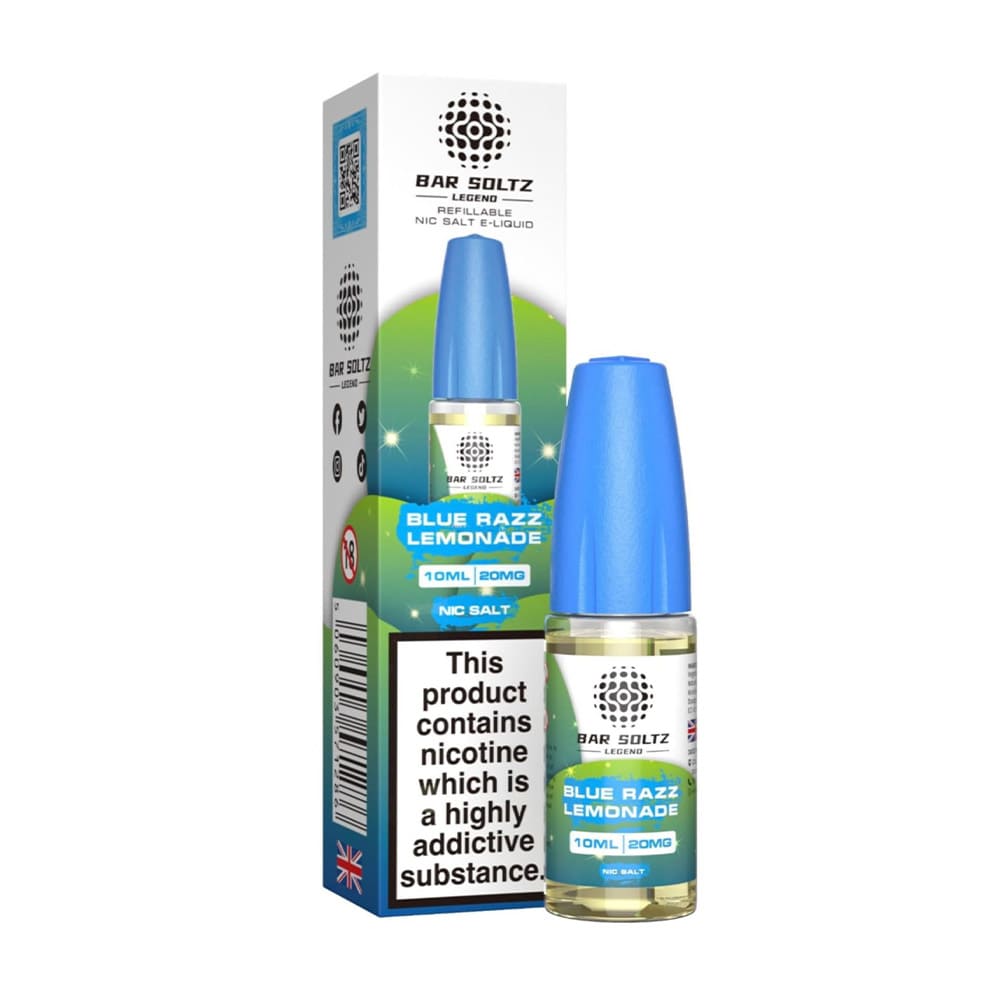 Bar Soltz Legend 10ml Nic Salt E Liquid (Pack Of 10)