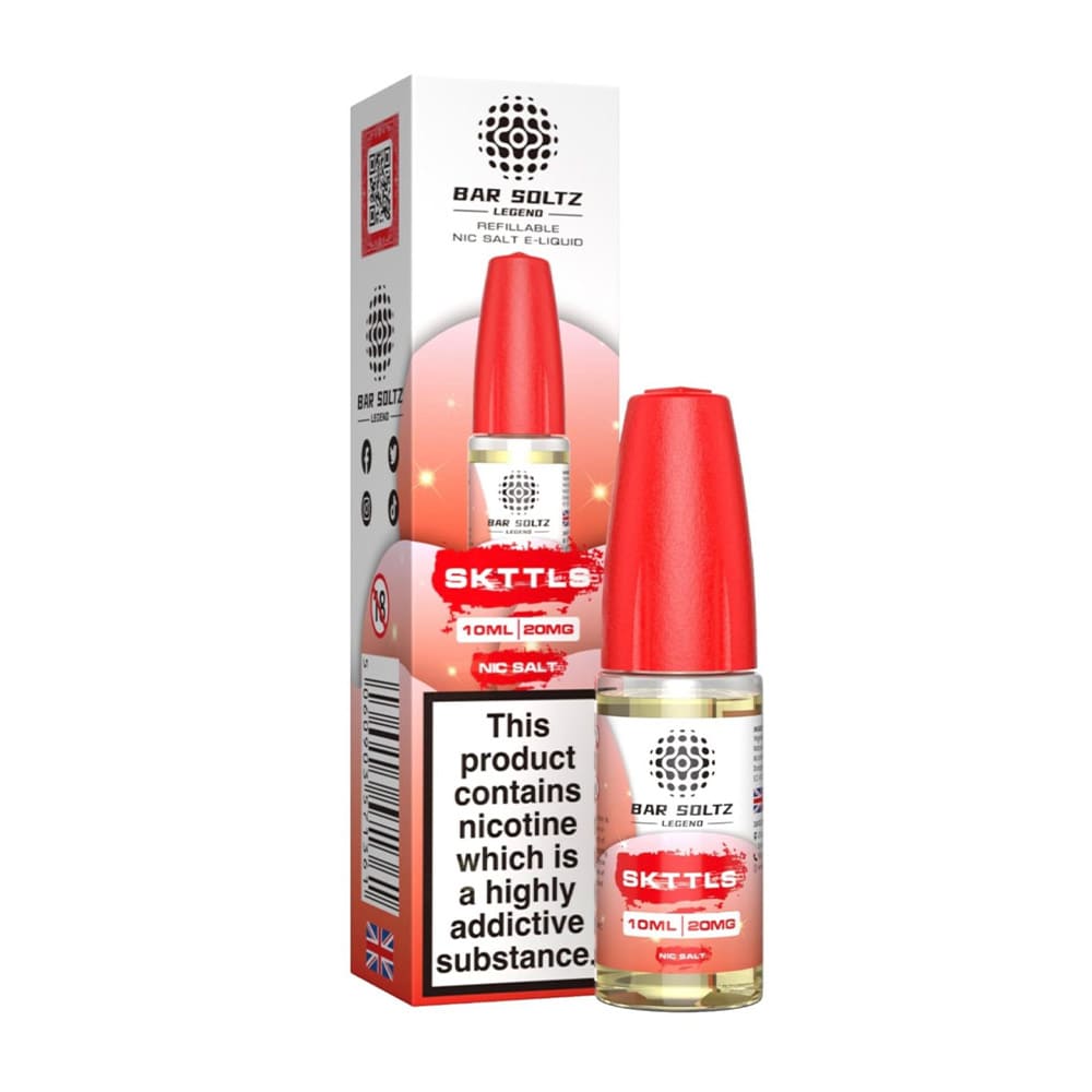 Bar Soltz Legend 10ml Nic Salt E Liquid (Pack Of 10)