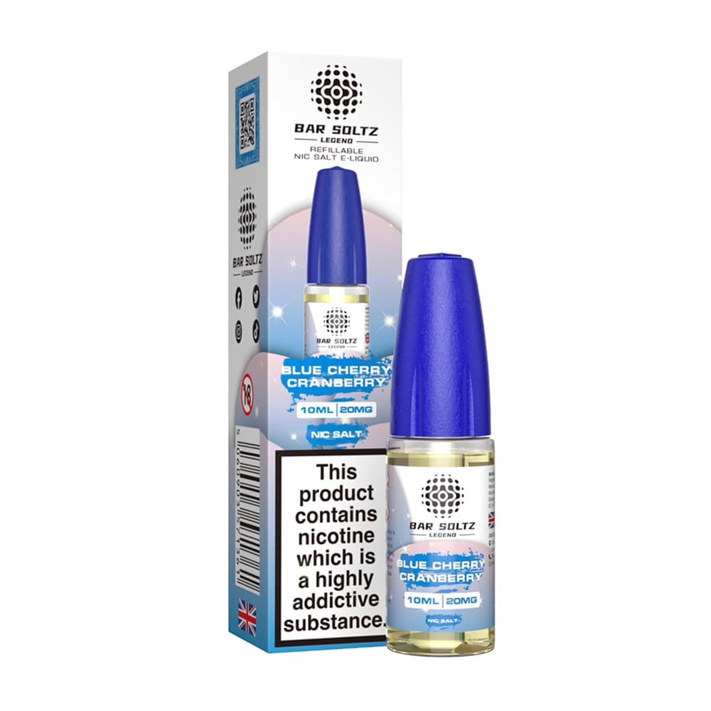 Bar Soltz Legend 10ml Nic Salt E Liquid (Pack Of 10)