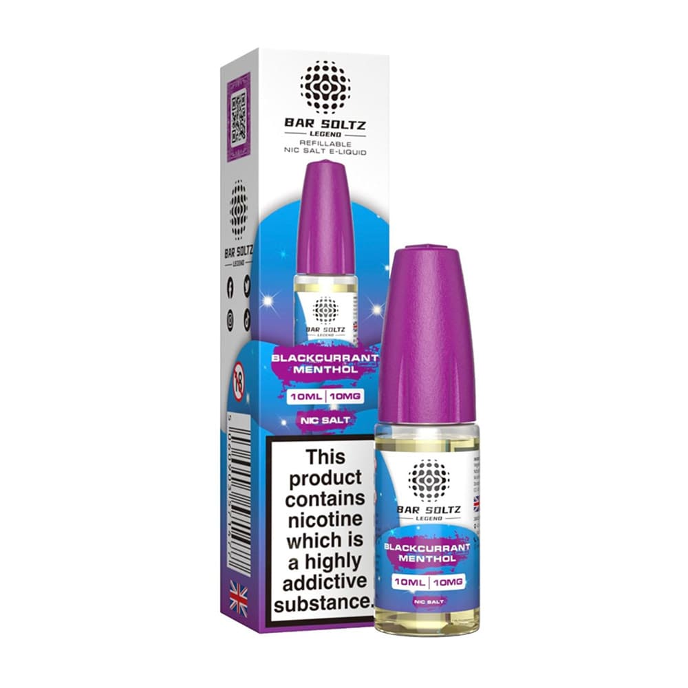 Bar Soltz Legend 10ml Nic Salt E Liquid (Pack Of 10)