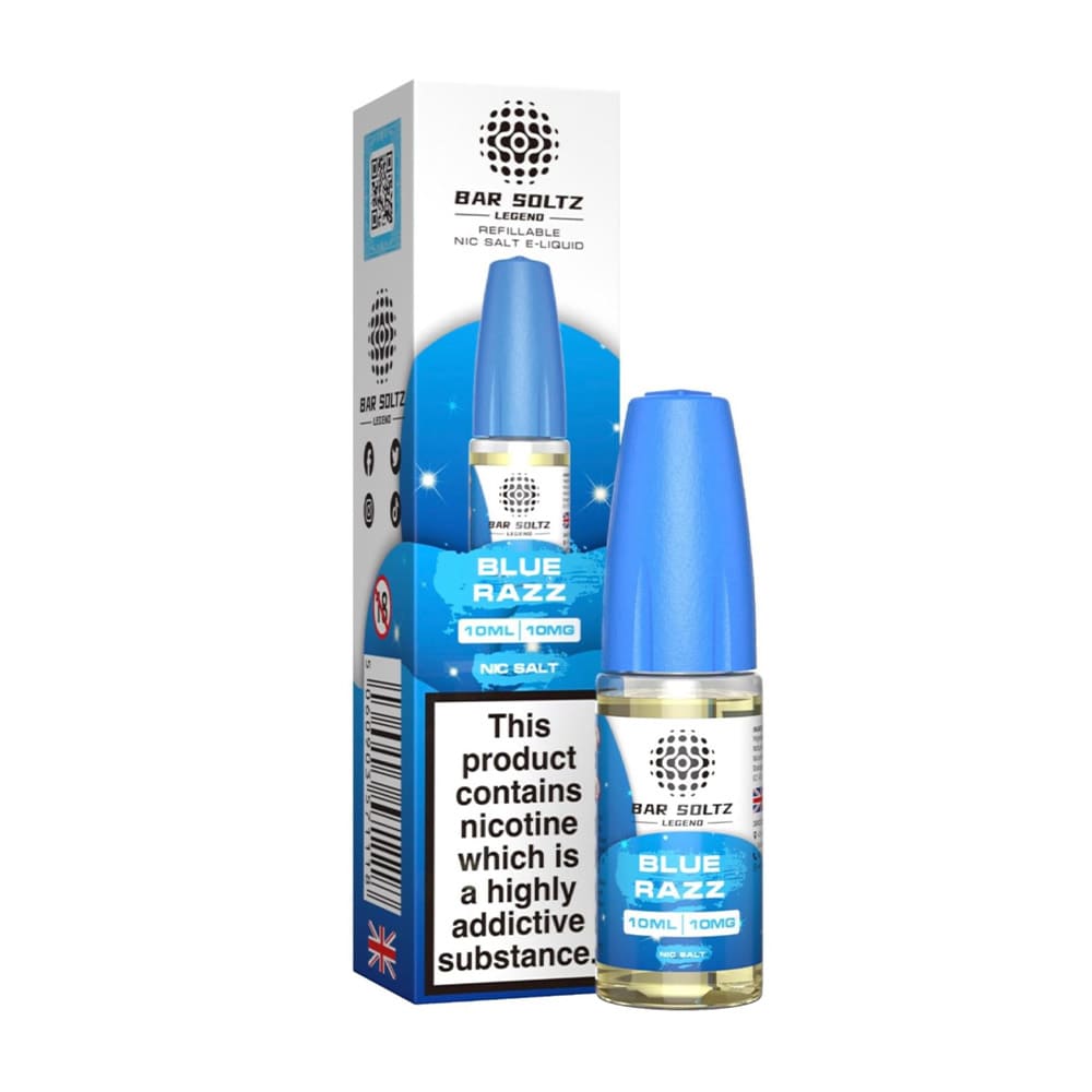 Bar Soltz Legend 10ml Nic Salt E Liquid (Pack Of 10)