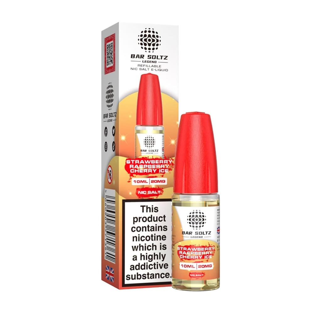 Bar Soltz Legend 10ml Nic Salt E Liquid (Pack Of 10)
