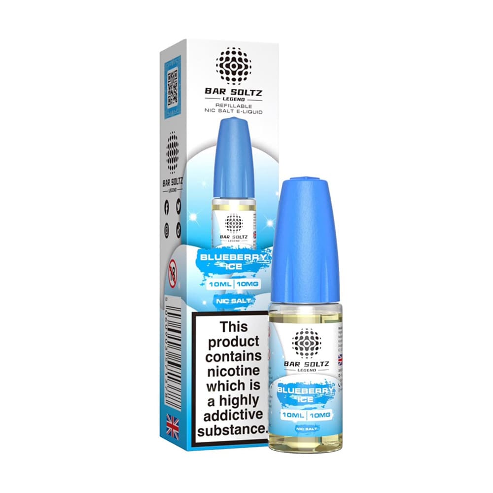 Bar Soltz Legend 10ml Nic Salt E Liquid (Pack Of 10)