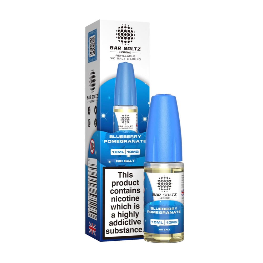 Bar Soltz Legend 10ml Nic Salt E Liquid (Pack Of 10)